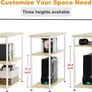 FREE EXPRESS SHIPPING L Shaped Desk 100CM Computer Desk Study Office Desk Gaming Desk Writing Table With Bookshelf Reversible Corner Desk For Home Office Studio Workstation Image 4