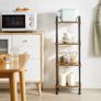 Ladder Shelf,4-Tier Storage Shelves,Small Bookshelf,Shelving Unit with Metal Frame,Vintage Industrial Plant Display Stand,Bookcase for Living Room, Home Office (FREE POSTAGE) Image 2