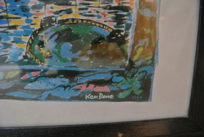 Ken Done - Sydney Night - Framed Ken Done Poster 1984