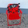 Kids Outdoor  Table and 2 Chair Set Ladybird Image 2