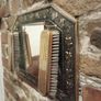 Vintage Mirror with Clothes Brushes Image 9