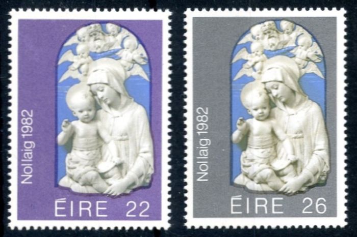 Ireland 1982 - Scott # 535-536 - Christmas - Complete Set -  Mint Never Hinged