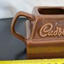 Cadbury Ceramic Advertising Pot Brown Glazed Vintage Image 7
