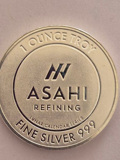 1 oz Asahi - 2024, Year Of The Dragon Silver Round