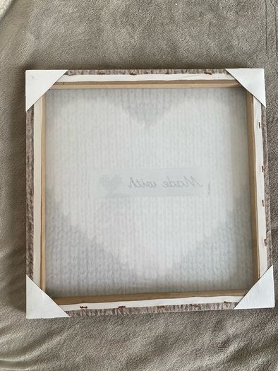 Canvas Heart Print