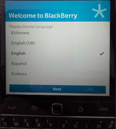 Blackberry classic q20