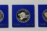 Poland 100 zlotych silver coins Environmental Protection1977,1978