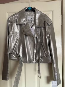 silver jacket