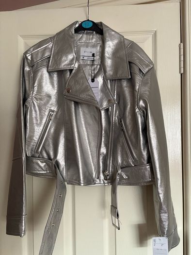 silver jacket