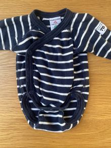 Polarn O Pyret baby premature bodysuit kimono style