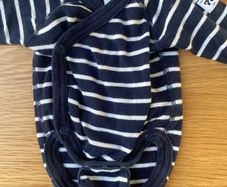 Polarn O Pyret baby premature bodysuit kimono style