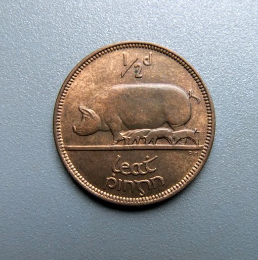 1953 Half Penny