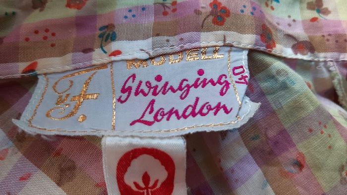 Vintage 70s Swinging London Top