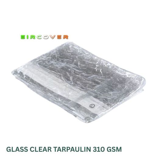 Glass Clear Tarpaulin 2m x 2.4m (7' - 8') 310 gsm