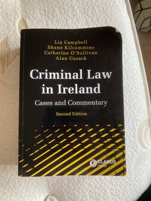 Criminal Law in Ireland - Cases and Commentary