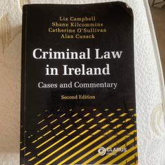 Criminal Law in Ireland - Cases and Commentary
