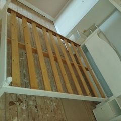 Bedframe King solid wood