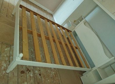 Bedframe King solid wood