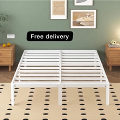 King Size Bed Frame 30.5 cm High with Rounded Corner Legs