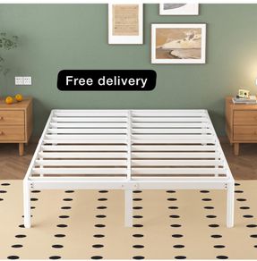 King Size Bed Frame 30.5 cm High with Rounded Corner Legs