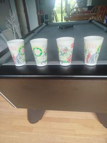 Vintage 1983 Star Wars "Return of the Jedi" Coca-Cola Plastic Cups - Unused Deadstock (Lot of 29)