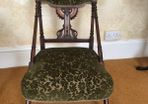 Arts and Crafts/Aesthetic Movement Nursing Chair
