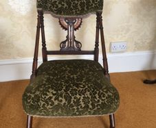 Arts and Crafts/Aesthetic Movement Nursing Chair