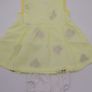 Pretty Baby Girls Yellow Embroidered Cotton Dress With Pants  Length 14 Inches Image 4