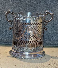 Antique Wine Bottle Holder
