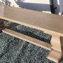 200cm Vintage Ash Dining Bench Like New Image 7
