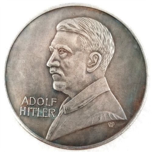 Ww2 Mark German Coin  Hitler Luftwaffe Swastika Nazi Warplane  Reichsmark
