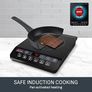 Everyday Portable Electric Induction Hob, 2 hours timer, 6 functions, 9 power level, 2100W, Kitchen, Student, Cooking, Caravan, Party, Black, Image 5