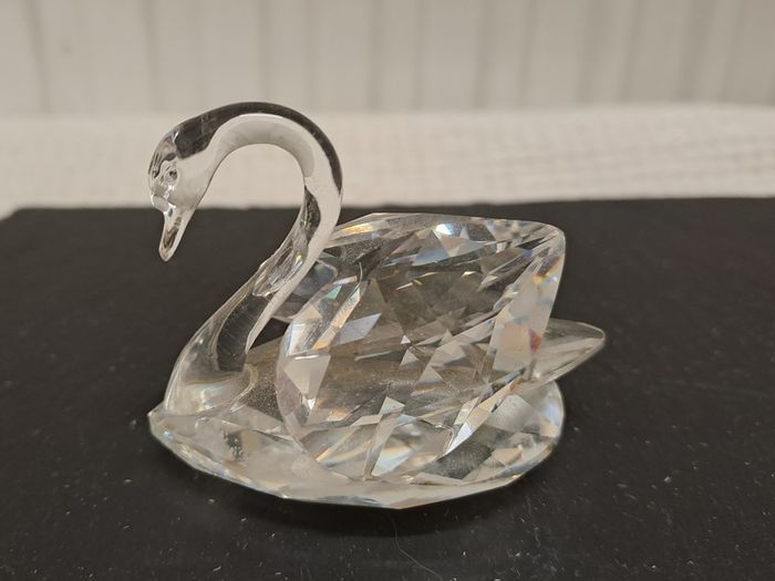 Authentic Swarovski Crystal Swan Figurine