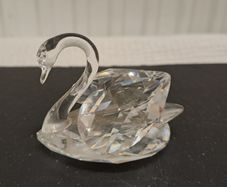 Authentic Swarovski Crystal Swan Figurine