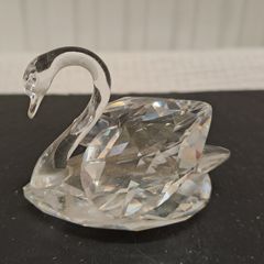 Authentic Swarovski Crystal Swan Figurine