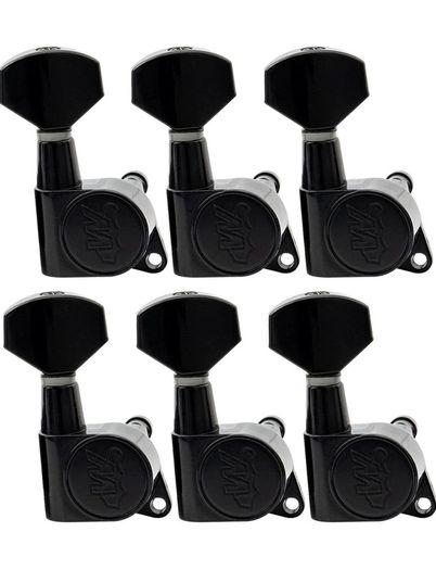 Wilkinson Machine Heads E-Z Loking tuners 6 In line black