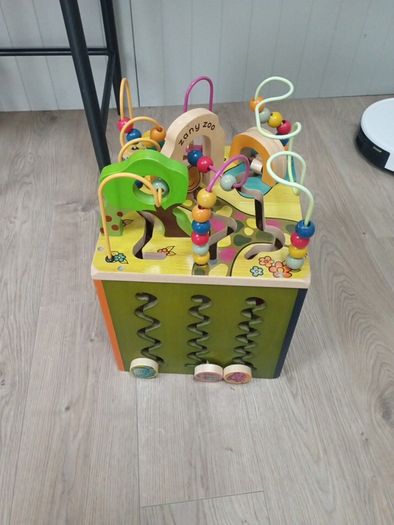 Battat Zany Zoo Wooden Activity Cube Assortment