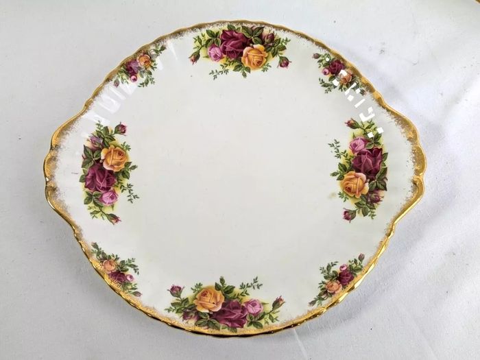 Royal Albert "Old Country Roses" Cake Plate