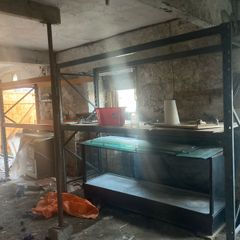 Heavy duty iron shelving