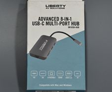 Advanced 8-in-1 USB-C 3.1 Multi-Port RJ-45 HDMI SD/TF slot 3x USB-A 3.0 port Hub