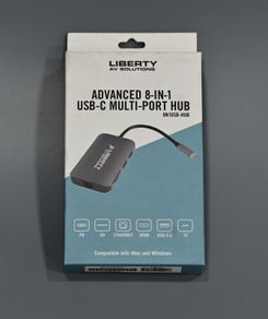 Advanced 8-in-1 USB-C 3.1 Multi-Port RJ-45 HDMI SD/TF slot 3x USB-A 3.0 port Hub