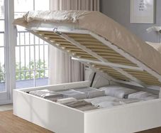 Ottoman Double Bed & Mattress (quick sale)