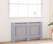 Radiator Cover Anthracite 152x19x81.5 cm MDF