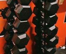 Dumbell set and stand
