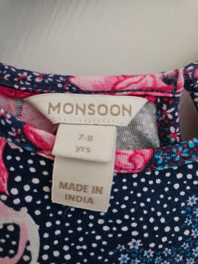 Monsoon Girls Dress 7-8yrs