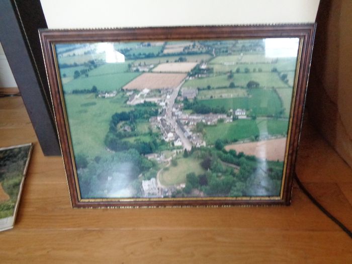 Framed Aerial Photograph of Ballyhooley Village Co. Cork for Sale