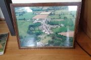 Framed Aerial Photograph of Ballyhooley Village Co. Cork for Sale