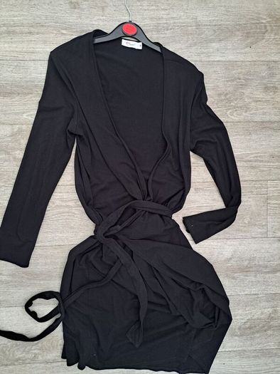 Black Wrap belt dress M