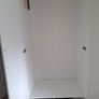 Wardrobe for sale. Dimensions: Width: 117, Depth: 50, Height: 190. All measurements in centimetres.  One mark on left side as can be seen in photo. Will require a van or large trailer and two strong people to carry it down a flight of stairs. Image 3