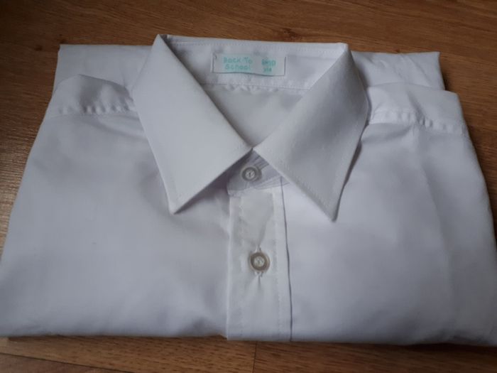Long sleeve white Shirts  Age 9-10